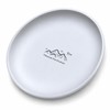 Small Round Ceramic Plate 5.51 Inch (14cm), Reusable Frosted Appetizer