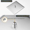 BESy 12 Inch Rain Shower Head, 12" Square Rainfall &
