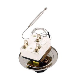 Thermostat 50-300°C, AC 250V 16A Temperaturregler Backofenthermostat Ersatz für Backofen Drei Füße mit Temperaturregelung