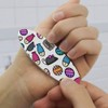 Cat Toys Mouse Fish Catnip Pattern Double-Sided Oval Nail File