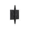 2.5" Victorian Style Steeple Tip Hinge in Cast Iron