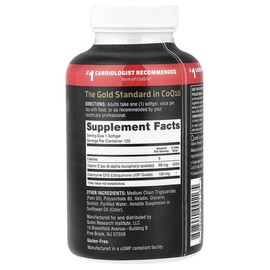 Qunol Ultra CoQ10, 100 mg, 120 Softgels / Qunol (퀴놀), 울트라 CoQ10, 100 mg, 120 소프트젤