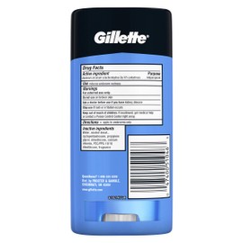 Gillette Clear Gel Power Rush Anti-Perspirant Deodorant, 3.8 Oz, Pack of 2