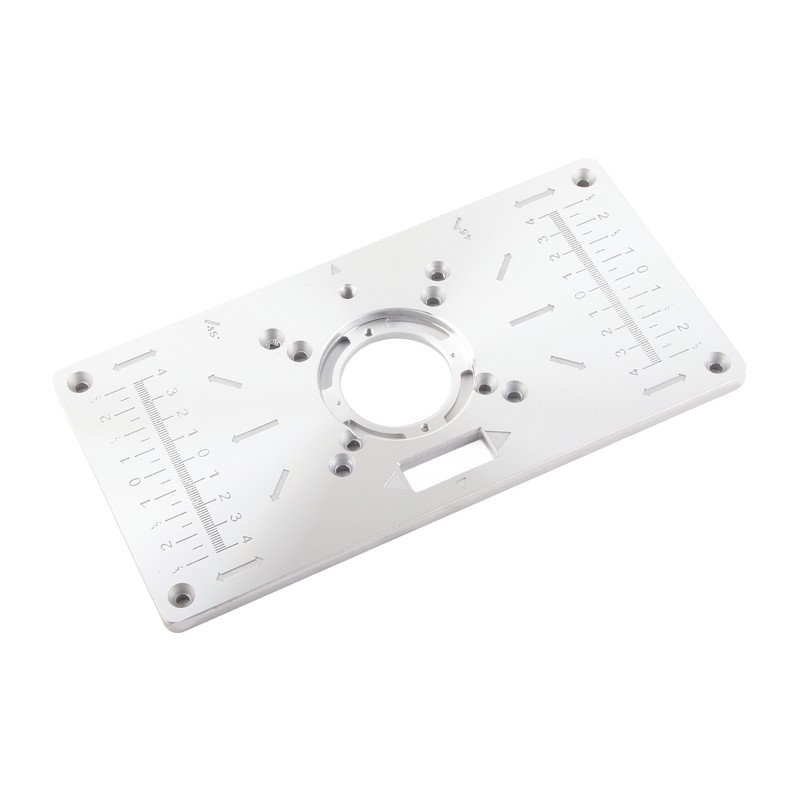 Aluminium Router Table Insert Plate for Woodworking Benches Milling Trimming