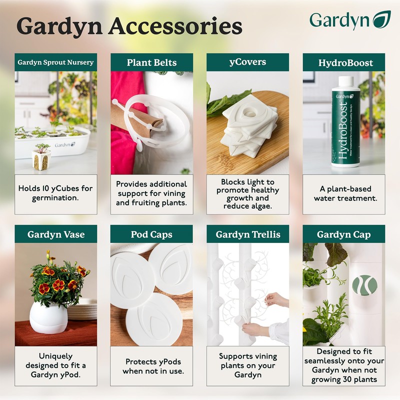 Gardyn Trellis Hydroponics Growing System Accessory That Supports Vining Indoor