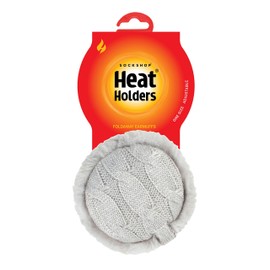 HEAT HOLDERS - Women's Earmuffs, Plush Warm Ear Warmers, Outdoor Thermal Earmuffs, lightgrey