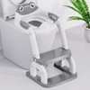 Potty Training Seat with Step Stool Ladder, Upgraded 2-in-1 Toddler