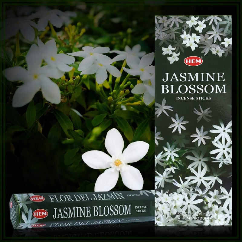 Jasmine Blossom Incense Sticks And Incense Stick Holder Bundle Insence