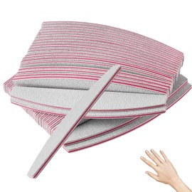 50 Stück Nagelfeilen Für Gelnägel, Nagelpfeile, Nagelfeile 100/180, Professionelle Nail File für Damen Nägel Friseursalon DIY Nail Art Haustiere Nagelstudios Zuhause und Salon verwendbar