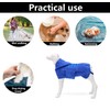 Geyecete Dog Drying Coat with Hood for After Bath Bathrobe