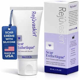 Rejuvaskin Scar Esthetique Cicatrices Crème con silicona, 1 oz
