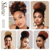 ISHEENY Ponytail Hairpiece Real Hair Afro Puff Drawstring Ponytail Short