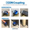 Fernco 6" ICON Pushfit DWV Internal Coupling Sheared Off Pipe