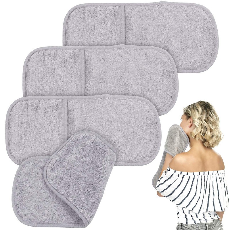 Sichler Beauty Microfibre Face Cloths Set of 4 2-in-1 Microfibre