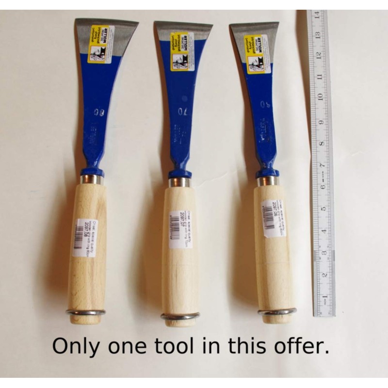 Muller Wood Building Chisel, 2-3/8" (60mm) Wide Blade 2097,06