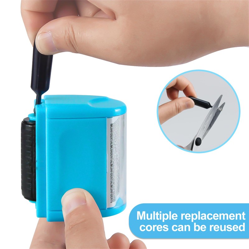 AUXHCYL Confidential Roller Stamp, Data Defender, Identity Theft Protection Roller