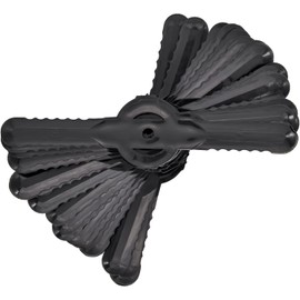 Plastic Grass Trimmer Blades, Grass Trimmer Replacement Blades, 135 mm Cordless Strimmer Blades, for Lawn, Garden, Orchard, Woods, or Pastoral, Cordless Lawn Mower Cutting (Black(50 Pack))