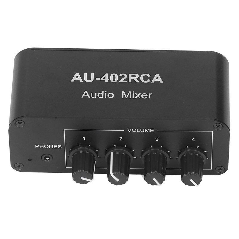Bidirectional Audio Switcher 4 Way Stereo L R Sound Channel