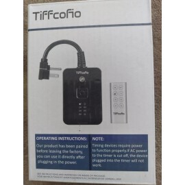 TiFFCOFiO 51188 Outdoor Light Sensor Timer Outlet.