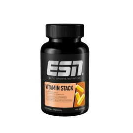 ESN Vitamin Stack, 120 Vegan Capsules with All Essentials Vitamins - Vegan