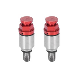 Motoforti Motorcycle Screw Fork Air Bleeder Valve M5x0.8 for Honda Compatible with Yamaha Suzuki Kawasaki Red 2pcs