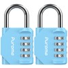 Puroma 2 Pack Combination Lock 4 Digit Locker Lock Outdoor