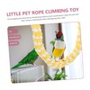 Housoutil Lizard Climbing Rope Hamster Cage Toy Rope for Small