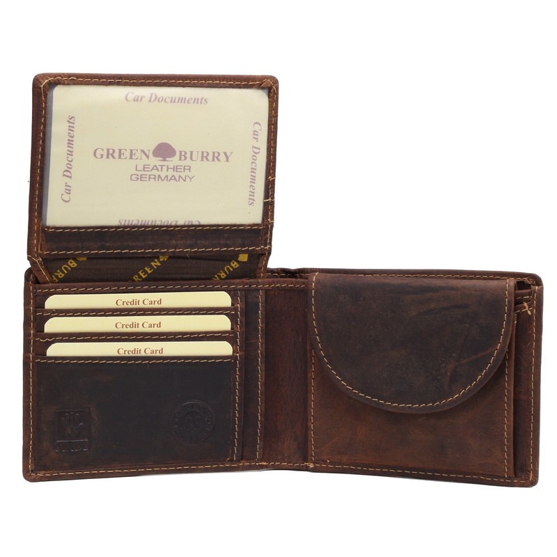 Greenburry Vintage Purse brown, 1705 Stag-25