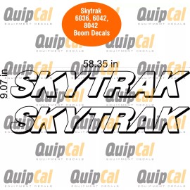 Skytrak Telehandler Boom Decals Pair  Fits 6036, 6042, 8042.  Pre 2016