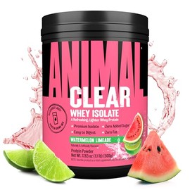 Clear Whey Isolate Protein Powder - Easy to Digest and Mix, 5g BCAA, Deliciously Juicy, Refreshing Anytime Drink for Men and Women, Watermelon Limeade