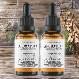 Aromatox Facial Oil Skin Moisturizing Oil Unrefined Jojoba Face Oil 2 x 30ml / 아로마톡스 페이셜오일 피부보습오일 비정제 호호바 페이스 오일 2개 30ml