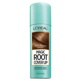 L'Oreal Paris Magic Root Cover Up Gray Concealer Spray Light Golden Brown 2 oz.(Packaging May Vary)