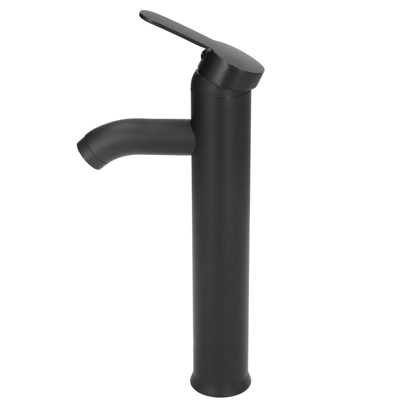Black Faucet Bathroom G1/2 Stainless Steel Easy Control Matte Black