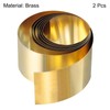 TA-VIGOR 1Pcs Brass Sheet Roll, 1000mm x 40mm x 0.2mm
