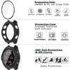 [1+4 Pack] Case with PMMA Screen Protector Compatible with Garmin