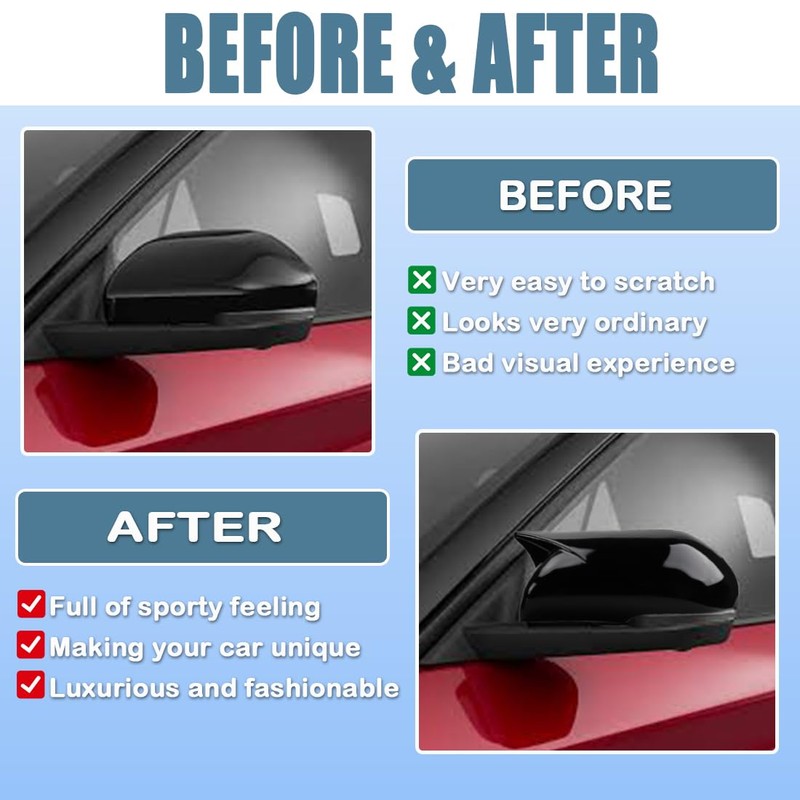 XITER Rear View Side Mirror Cover Side Mirror Cap for