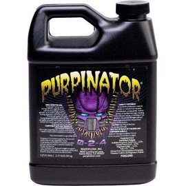 Purpinator - Liquid Nutrient Additive for Flowering and Fruiting Plants, For Use in Hydroponics and Soil, 1 qt.