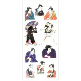 Okuyama Shokai Japanese Style Sticker Ukiyo-e Action Figure JQ364