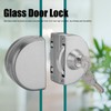 10‑12mm Thickness Glass Door Lock Stainless Steel Push Sliding Gate