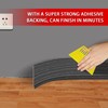 Vinyl Wall Base Baseboard Molding Trim 6" Flexible Self Adhesive