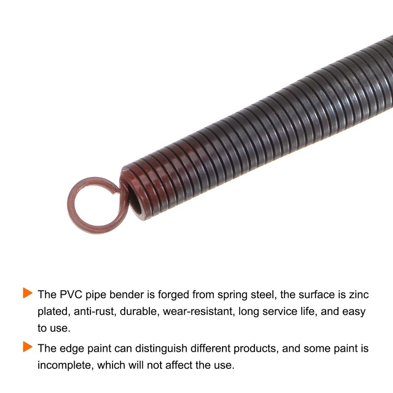 sourcing map PVC Spring Bender 19.8mm OD 1000mm Long Bending