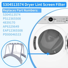 5304513574 Dryer Lint Trap Filter Assembly, Compatible with Electrolux and Frigidaire Clothes Dryer Lint Screen Filter, Upgrade Efficient Dryer Lint Filter Replacement, Fits Pre-Retrofit Models