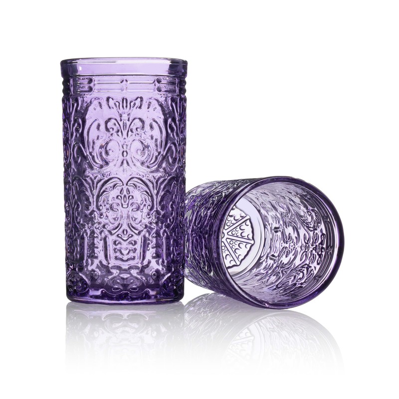 Godinger Highball Glasses, Tall Drinking Glasses, Beverage Glass Cups -