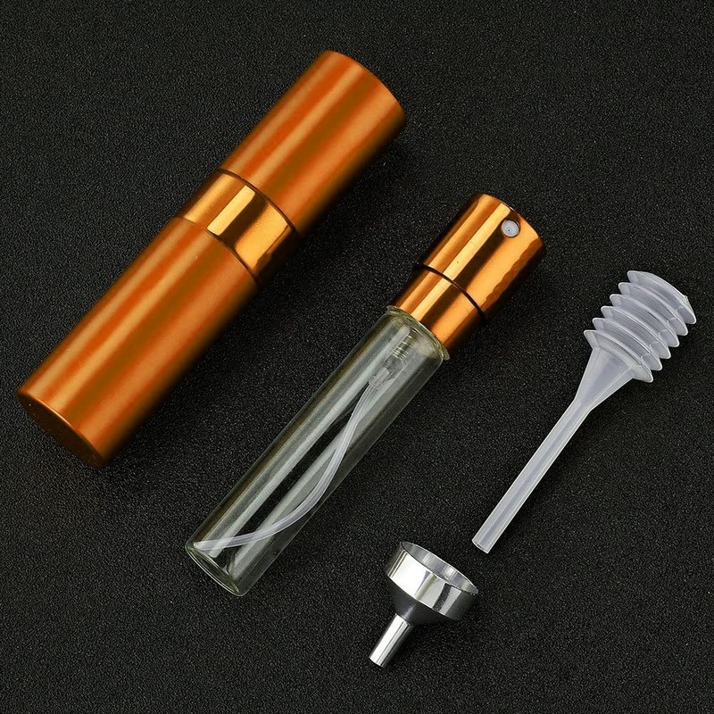 LISAPACK 8ML Atomizer Perfume Spray Bottle for Travel, Empty Refillable