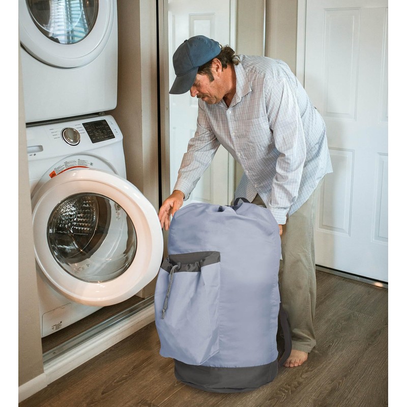 VividPaw Laundry Bag Extra Large Heavy Duty, Laundry Backpack for