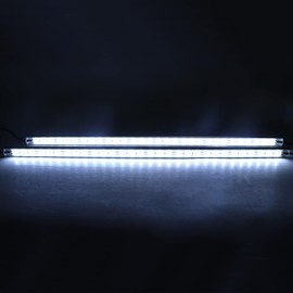 LEDENET Boat Rigid LED Strip Lights Bar, Cold White 12V DC Super Bright 30LEDs Waterproof Marine Aluminum LED Light Strips, 2 pc 20" Interior Courtesy Deck Lights