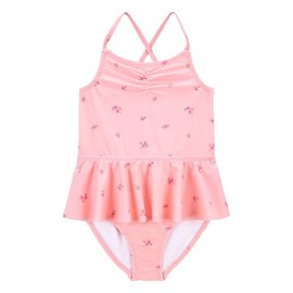 OshKosh B'Gosh Girls' One-Piece Swimsuit, Pink Floral Print