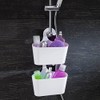 Shower Basket with Hooks for Hanging Bath Utensil Hanger