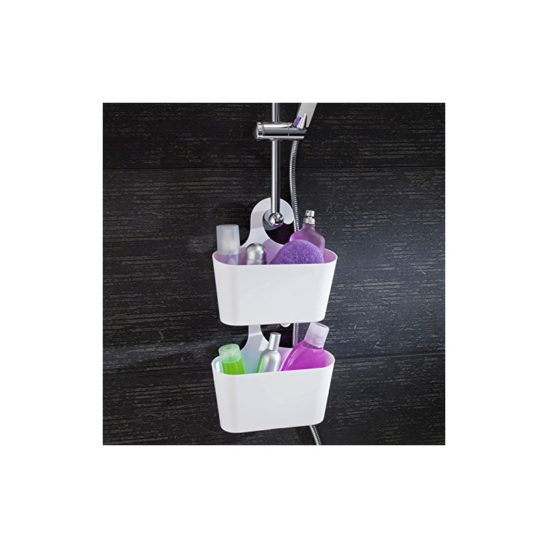Shower Basket with Hooks for Hanging Bath Utensil Hanger