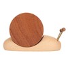 Snail Coaster Set with Magnet Cute Exquisite Eco Friendly Wood